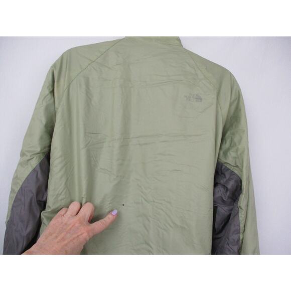 The North Face Jacket Women Large Green Stow Pocket Packable Lightweight Ripstop - Picture 12 of 16
